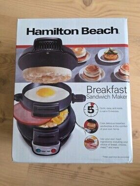 Hamilton Beach Breakfast Sandwich Maker - NEW IN BOX